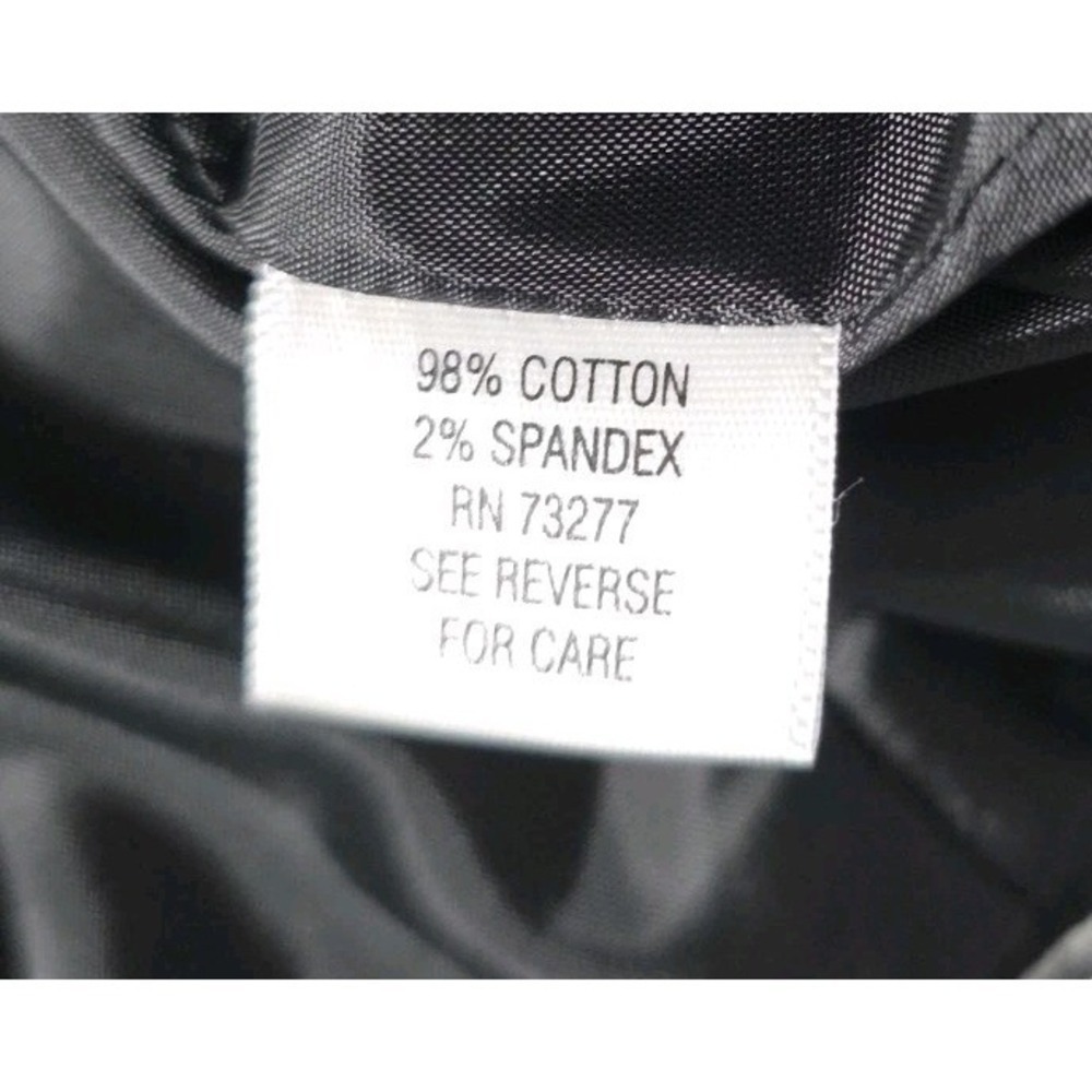 Croft & Barrow Black White Floral Blazer Jacket Cotton Stretch Size S 98% Cotton - Picture 11 of 11
